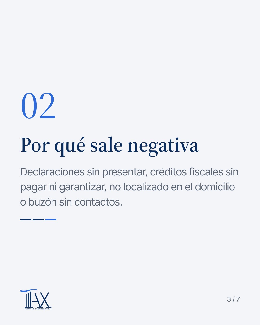 Qué hacer con una opinión de cumplimiento negativa · 3