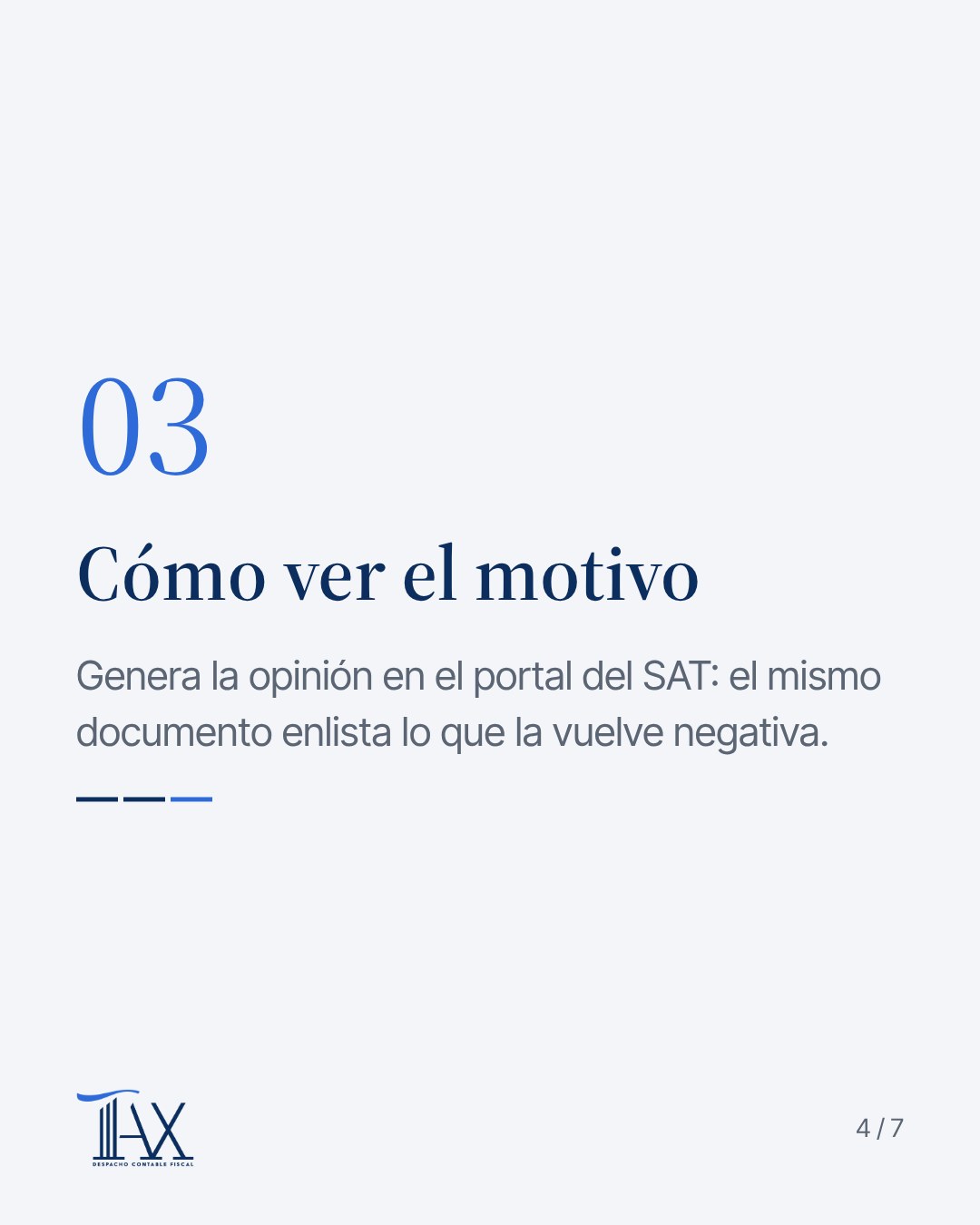 Qué hacer con una opinión de cumplimiento negativa · 4