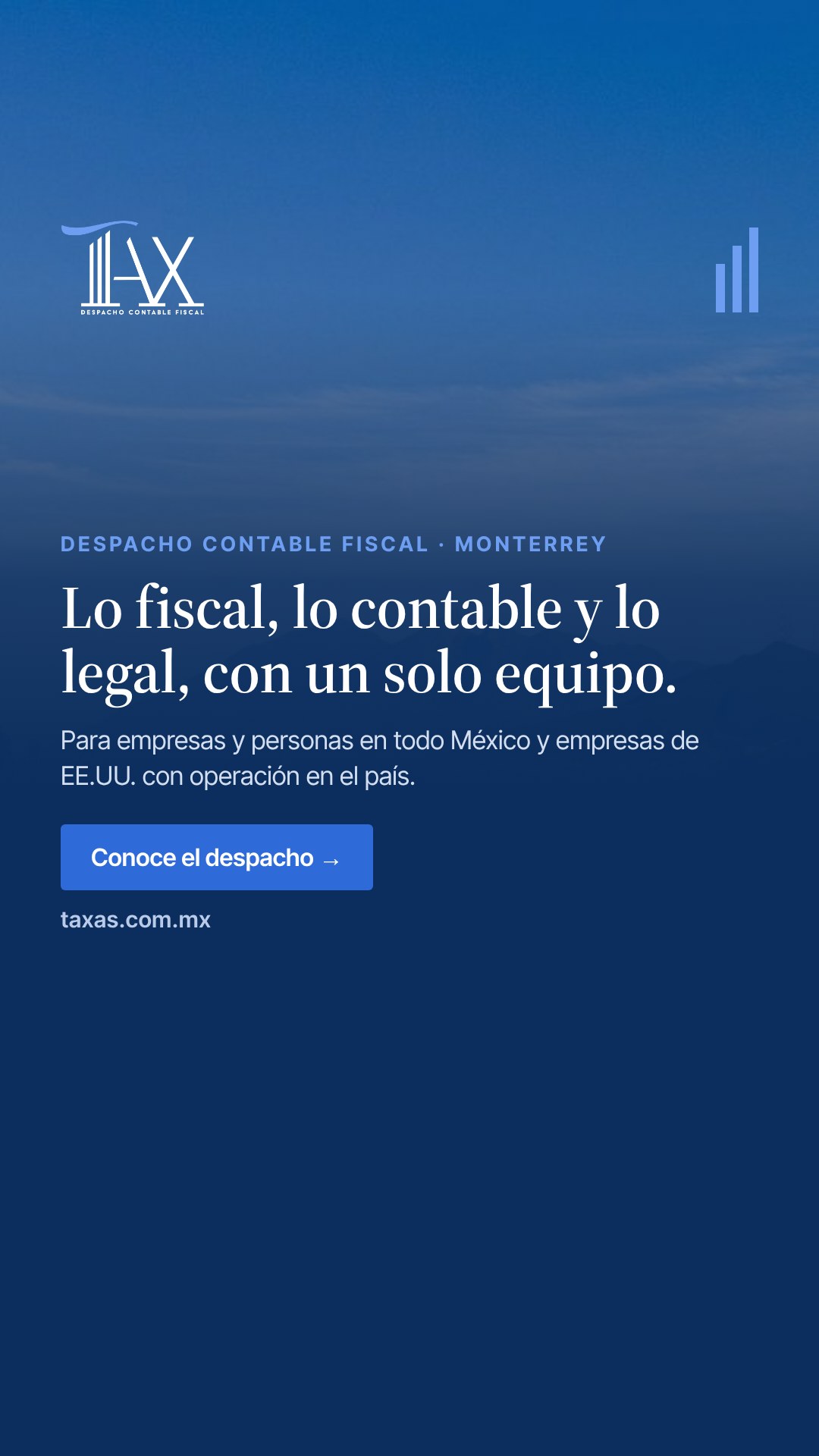 Lo fiscal, lo contable y lo legal, con un solo equipo.