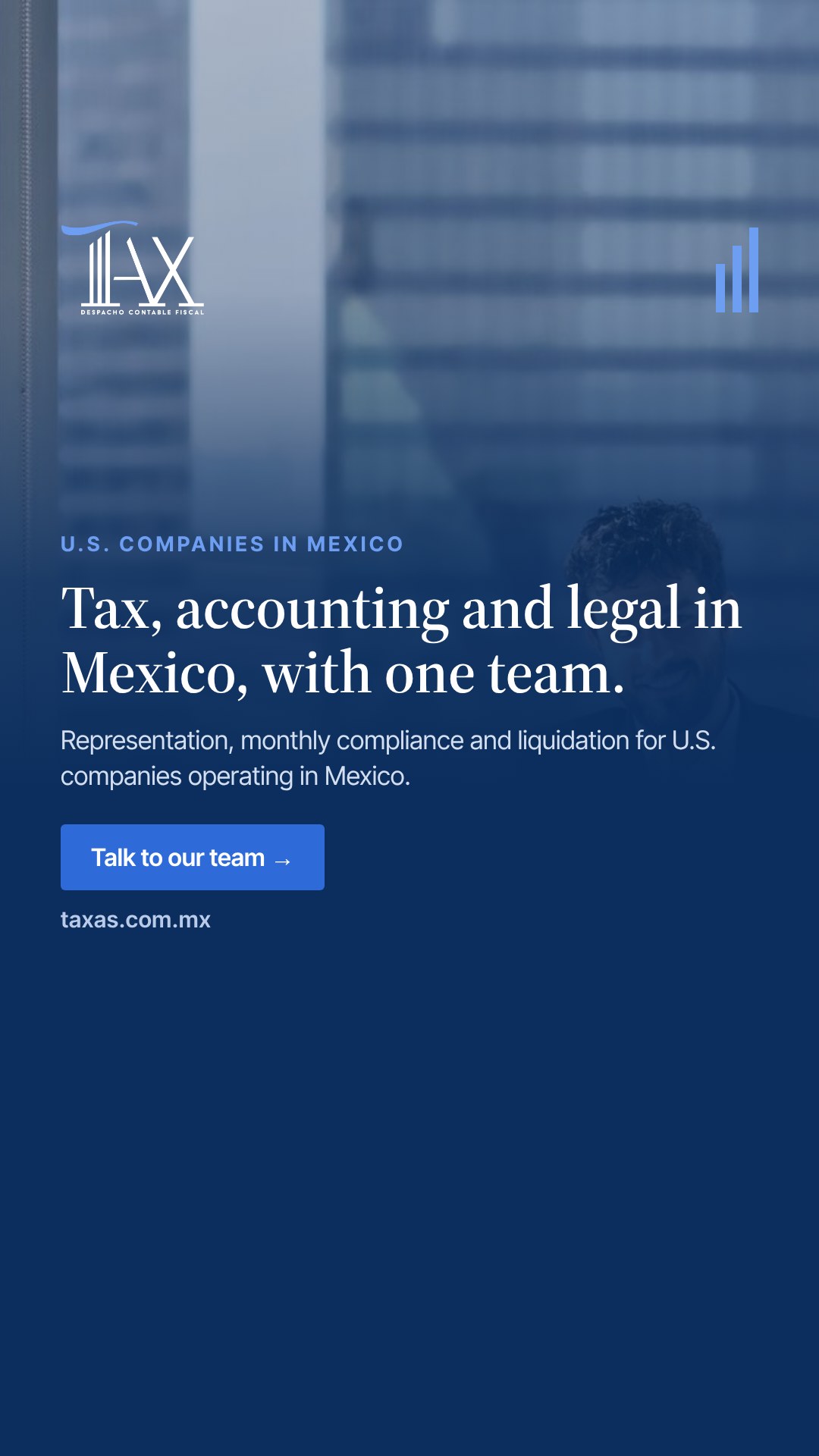 Tax, accounting and legal in Mexico, with one team.
