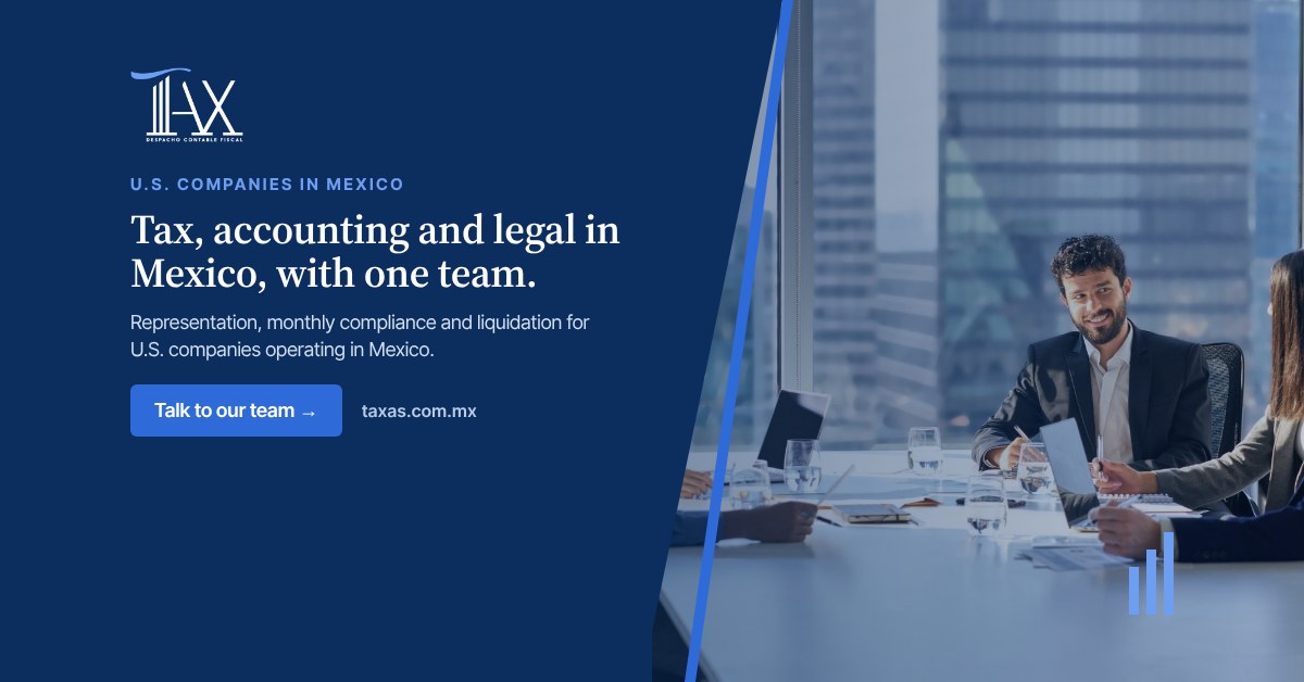 Tax, accounting and legal in Mexico, with one team.