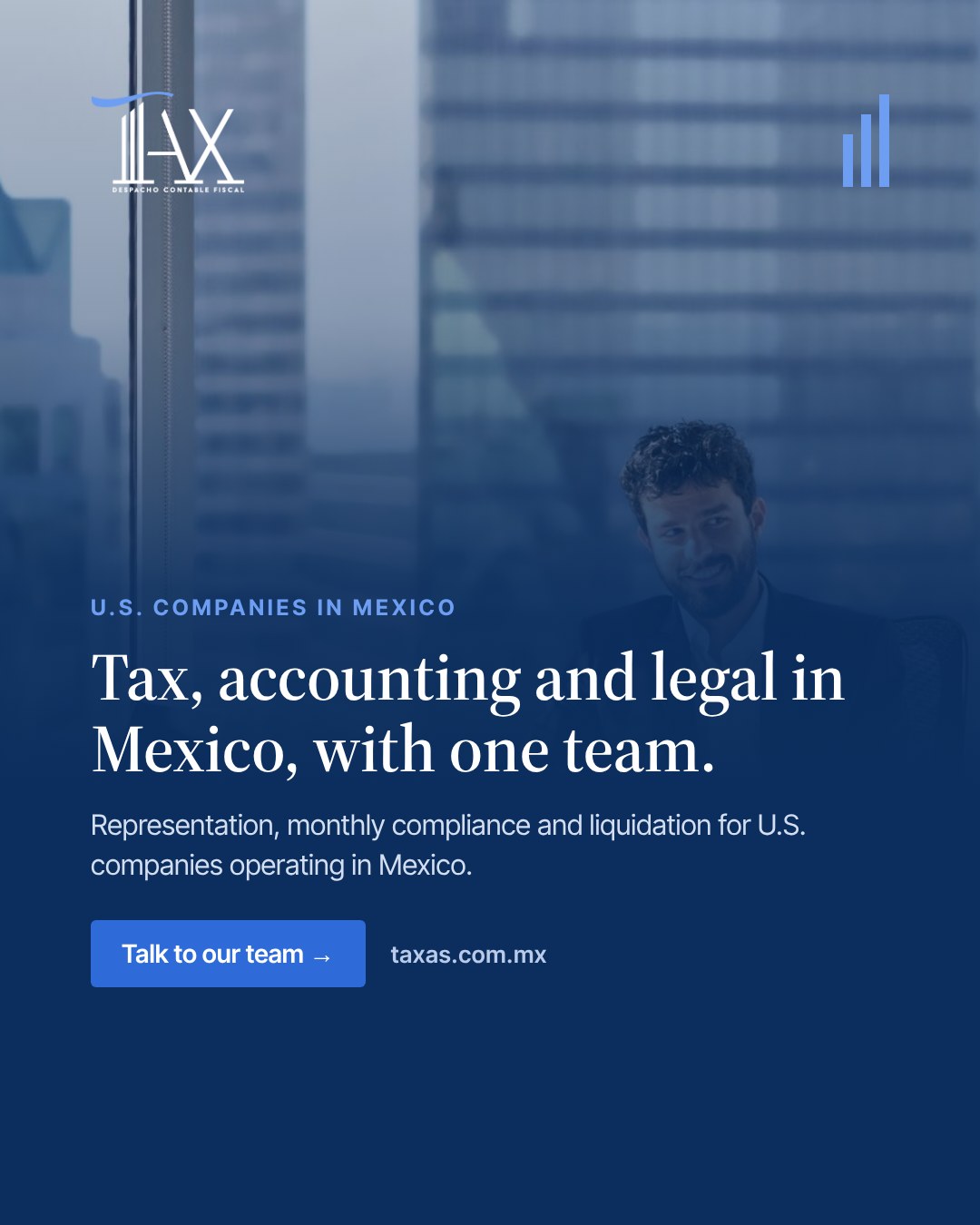 Tax, accounting and legal in Mexico, with one team.