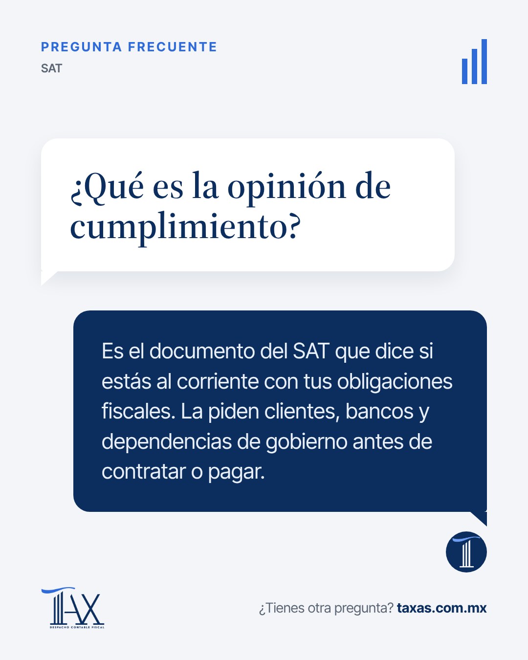 ¿Qué es la opinión de cumplimiento?