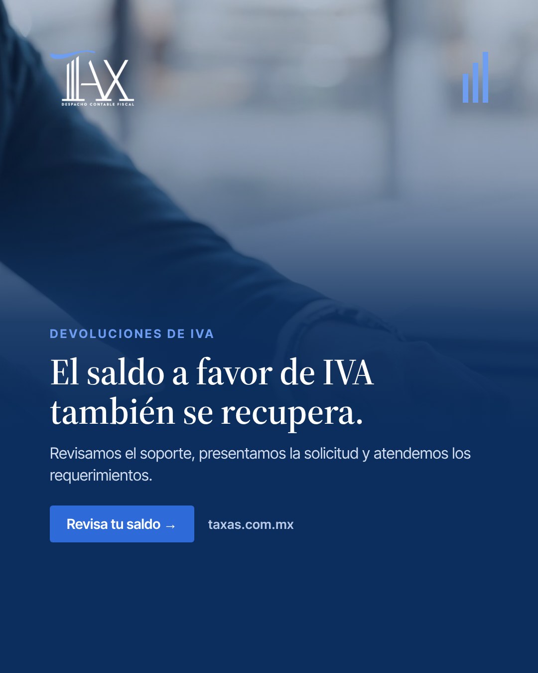 El saldo a favor de IVA también se recupera.